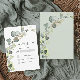 RSVP Eukalyptus Grünzeug Sukkulente Elegant Einladung