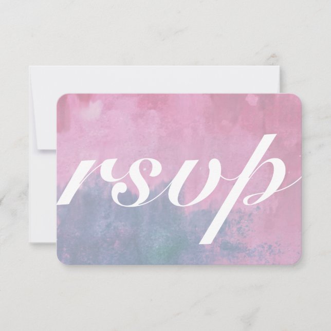 RSVP für Hochzeiten in Burgund und Navy mit Option (Vorderseite)