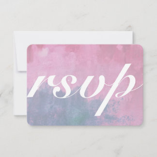 RSVP für Hochzeiten in Burgund und Navy mit Option Karte