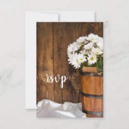 RSVP-Hochzeit aus Holz RSVP Karte
