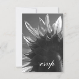 RSVP - Hochzeit der Sonnenblumen im Schwarzen und 