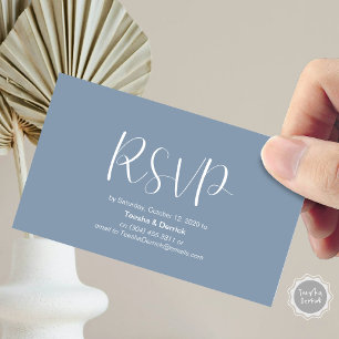 RSVP Hochzeit, reagieren, Minimalistisches Skript Begleitkarte