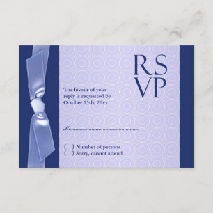 RSVP-Jüdische Hochzeitsband-Karte RSVP Karte