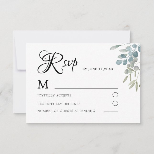RSVP KARTE (Vorderseite)
