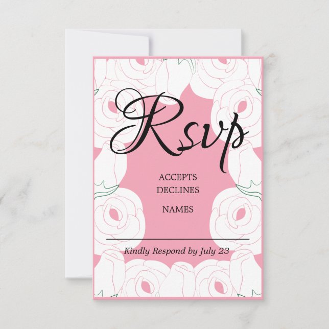 RSVP Karte (Vorderseite)