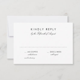 RSVP-Karte 3,5 Zoll x 5 Zoll RSVP Karte