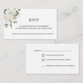 RSVP-Karte Begleitkarte