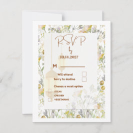 RSVP-Karte für Bauernhöfe RSVP Karte