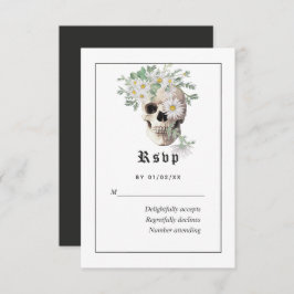 RSVP-Karte für Blumengotik RSVP Karte