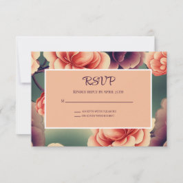 RSVP-Karte für Blumenzehen RSVP Karte