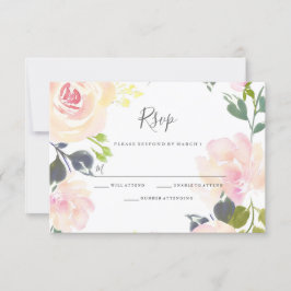 RSVP-Karte für botanische Elegant-Jede Anlässe RSVP Karte