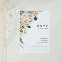 RSVP-Karte für das Lied der weißen Blume