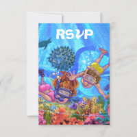 RSVP-Karte für das Party