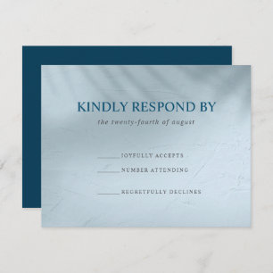 RSVP-Karte für das Wasser- und Eiselementar RSVP Karte