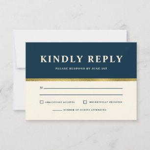 RSVP-Karte für den Kunden RSVP Karte