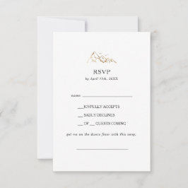 RSVP-Karte für die Liegeanforderung für Grüne und RSVP Karte