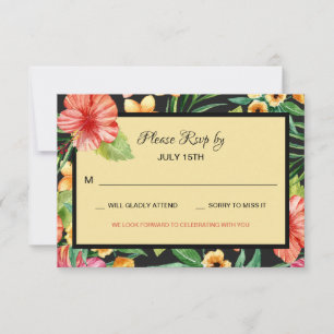 RSVP-Karte für die Nacht RSVP Karte