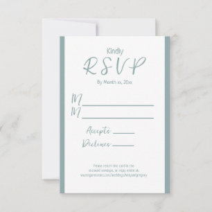 RSVP-Karte für die Sommerzeit RSVP Karte