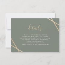 RSVP-Karte für geometrische Grenzen