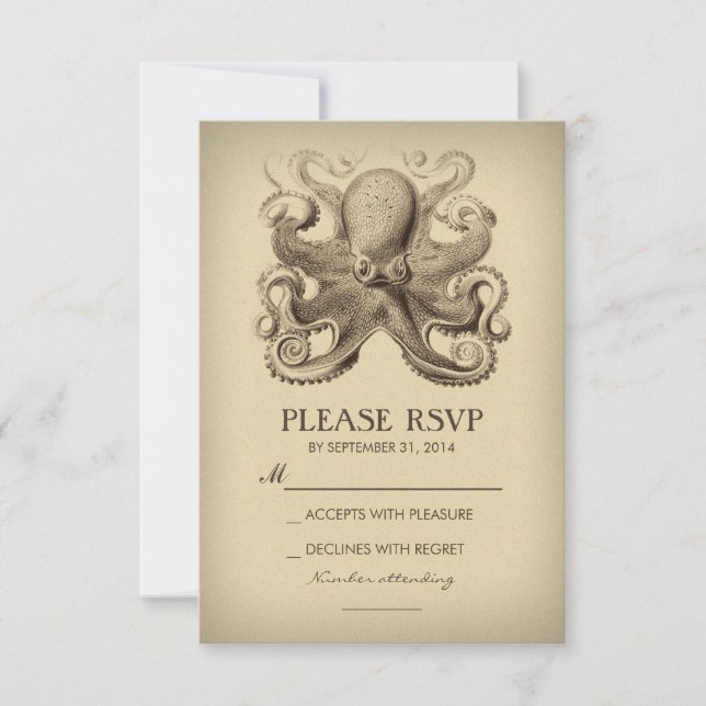 RSVP-Karte für Hochzeiten an Wasserstränden mit Ok RSVP Karte (Vorderseite)
