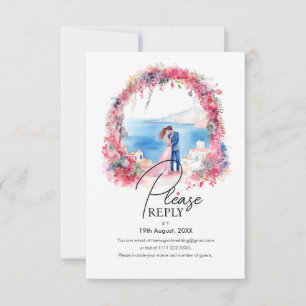 RSVP-Karte für Hochzeitmomente RSVP Karte