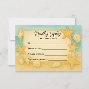 RSVP-Karte für Küstenabschnitte RSVP Karte