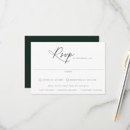 RSVP-Karte für Meetings RSVP Karte