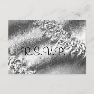 RSVP-Karte für Softball Sporty Wedding RSVP Karte