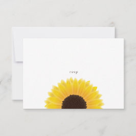 RSVP-Karte für Sonnenblumen RSVP Karte