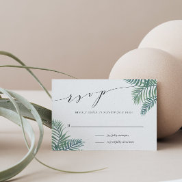 RSVP-Karte für tropisches Foliage RSVP Karte