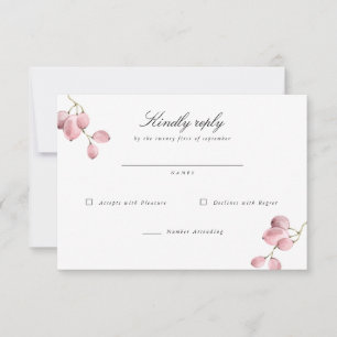 RSVP-Karte für Weintrauben RSVP Karte