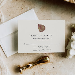 RSVP-Karte im Herbst RSVP Karte