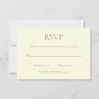 RSVP-Karte RSVP Karte
