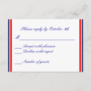 RSVP-Karte RSVP Karte