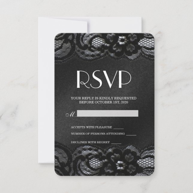 RSVP-Karte RSVP Karte (Vorderseite)