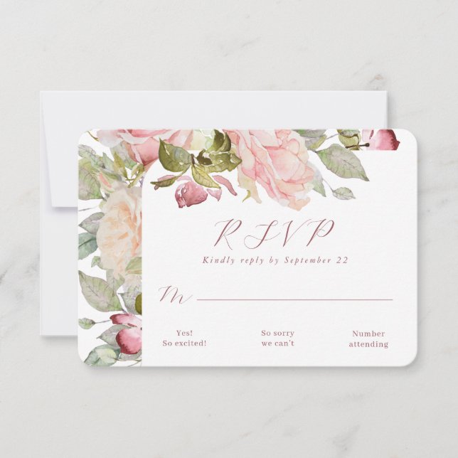 RSVP-Karte RSVP Karte (Vorderseite)