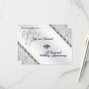 RSVP-Karte zum 60. Hochzeitstag RSVP Karte