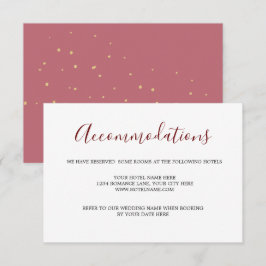 RSVP-Karte zum Hochzeitsfeiern in Rosa Gold RSVP Karte