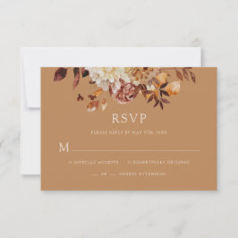 RSVP-Karte zum Hochzeitsfeiern von Kupferfelsen RSVP Karte