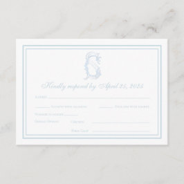 RSVP-Karten der Jahrtausende und elegant Begleitkarte