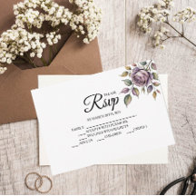 RSVP-Karten des Designers für Lila Rose