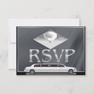 RSVP-Karten für eineiige Hochzeiten Einladung