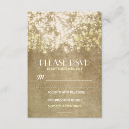 RSVP-Karten für Hochzeiten im Jahrgang mit Streich RSVP Karte