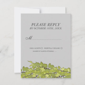 RSVP-Karten für Hochzeiten oder Hochzeitstorte RSVP Karte