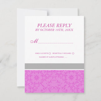 RSVP-Karten für Hochzeiten RSVP Karte