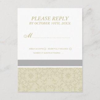 RSVP-Karten für Hochzeiten RSVP Karte
