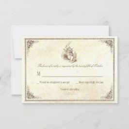 RSVP-Karten für Hochzeiten von Alicen im Wunderlan RSVP Karte