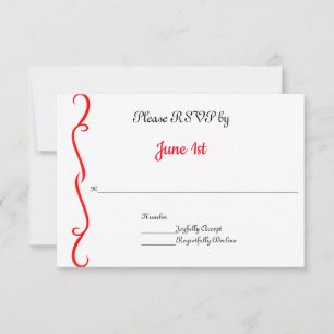 RSVP-Karten für Hochzeiten von Motorrädern RSVP Karte
