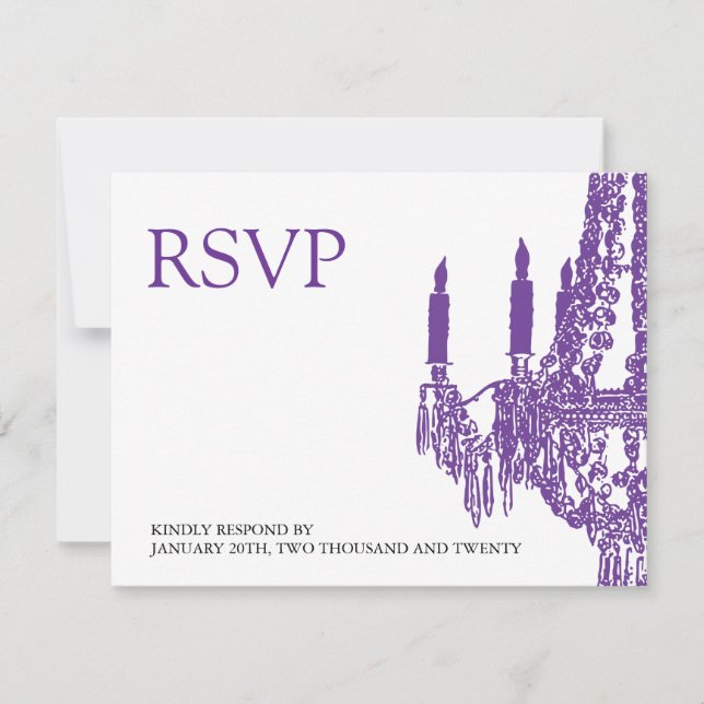 RSVP-Karten für Kronier RSVP Karte (Vorderseite)