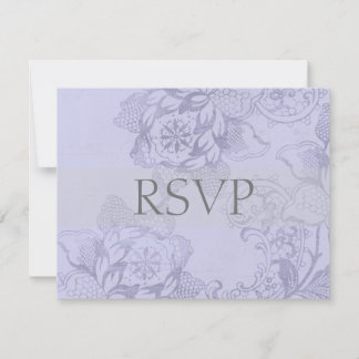 RSVP-Karten für Vintage Blumenhochzeiten oder Antw RSVP Karte